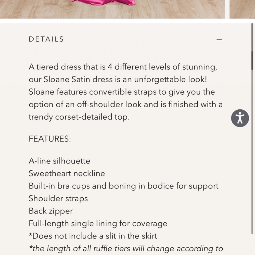 Sloan Satin Dress